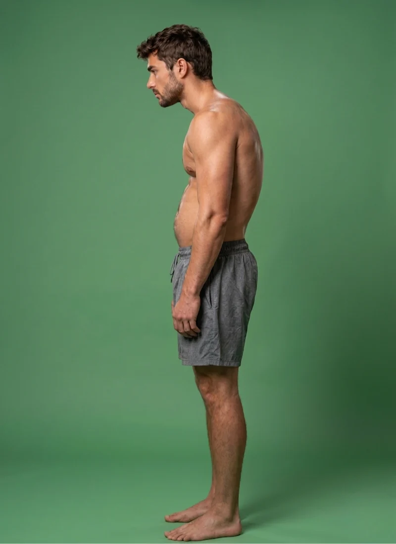 Side-profile posture scan